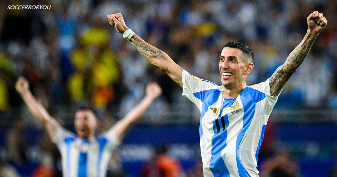 Di Maria aimed for a record 16th Copa America success in the final Argentina match